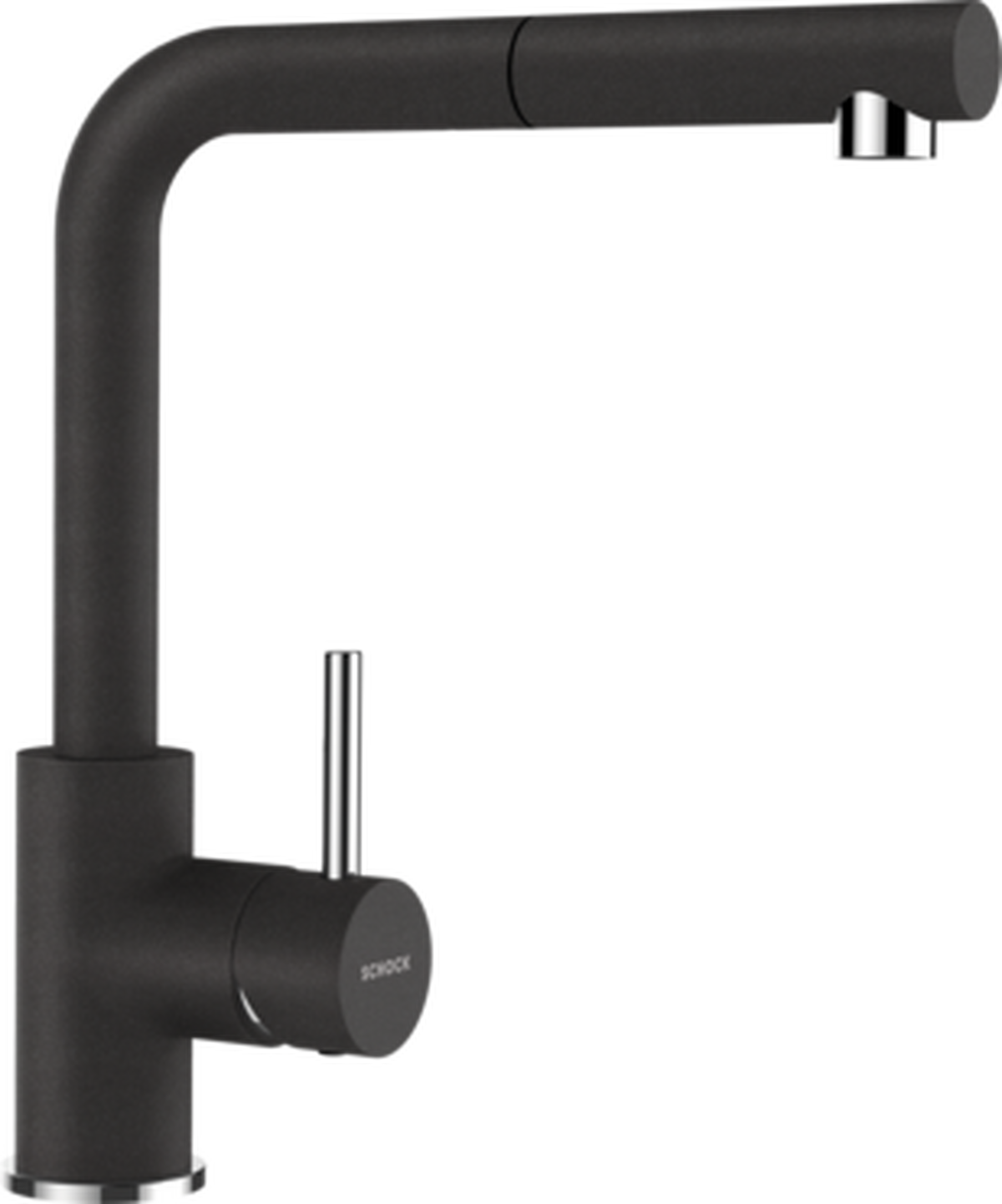 Spültischarmatur 540000GNE - Schwarz, Stein (35,4cm) - Schock