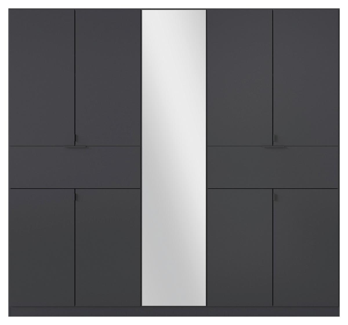 Ormar S Klasičnim Vratima Ticao - siva/srebrne boje, Moderno, drvni materijal/metal (226/210/54cm) - Modern Living