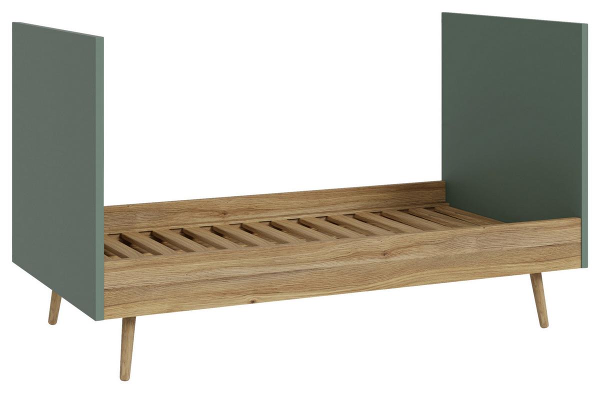 Dječiji Krevetić Whenua - boje hrasta/boje kadulje, Moderno, drvni materijal (76,5/86/144,4cm) - Mömax