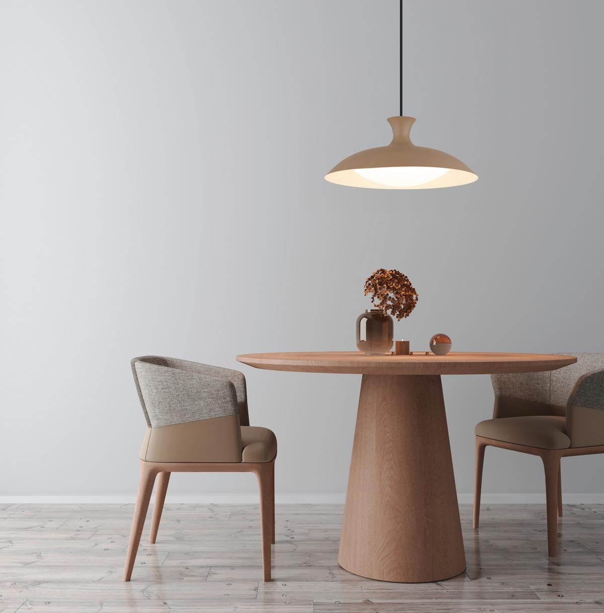 LED-HÄNGELEUCHTE 15781S  ROCHA - Sandfarben/Weiss, Konventionell, Kunststoff/Metall (40/150cm) - Globo