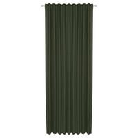 Fertigvorhang Ulrich in Dunkelgrün ca. 135x145cm - Dunkelgrün, Textil (135/145cm) - Modern Living