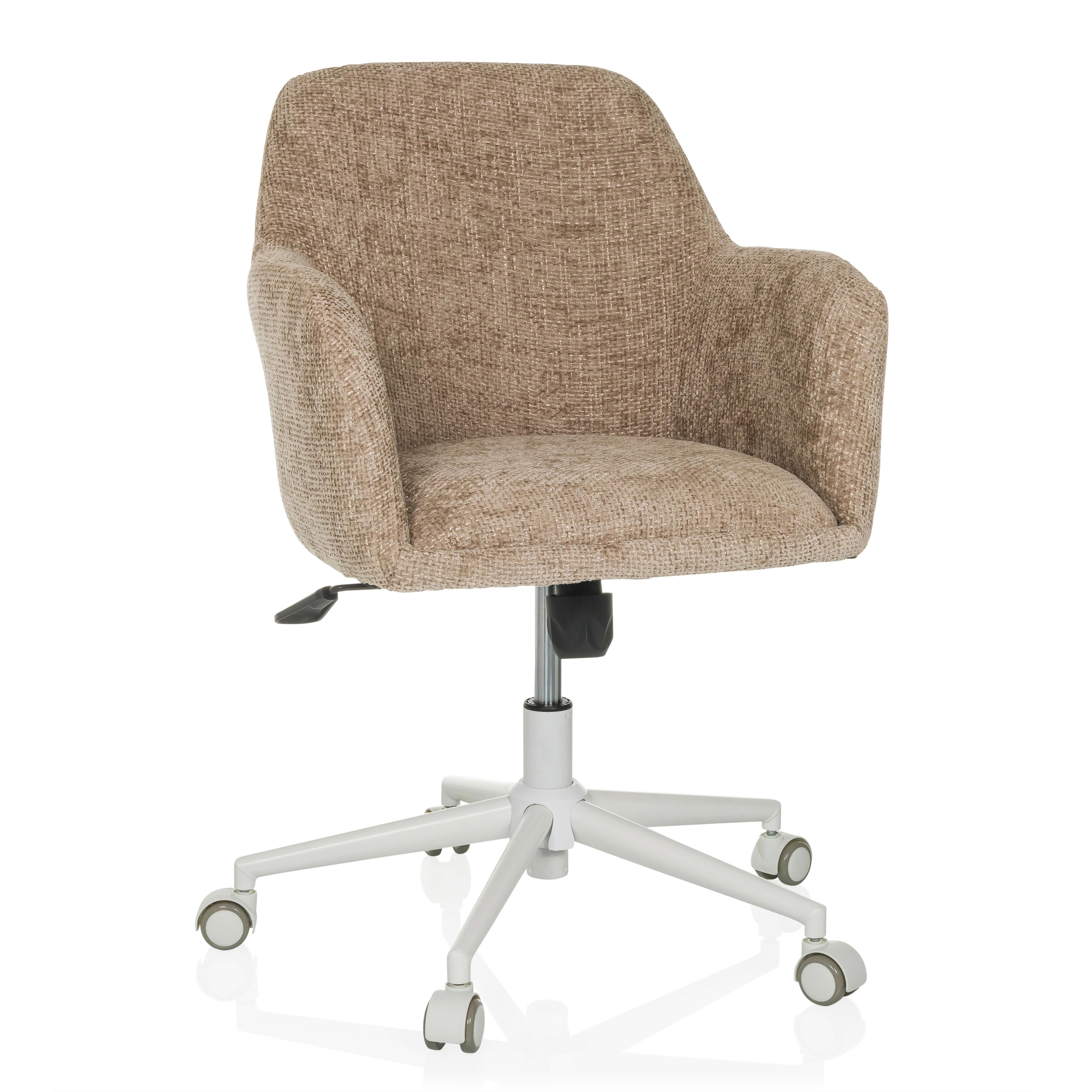 Vrtljivi Stol Solao Home, Bež - bela/bež, Moderno, kovina/umetna masa (58/78/60cm) - MID.YOU