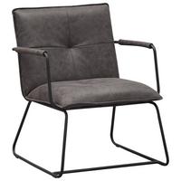 Fotelj Bilbao, Antracit - črna/antracit, Moderno, kovina/tekstil (65/80/68cm) - MID.YOU
