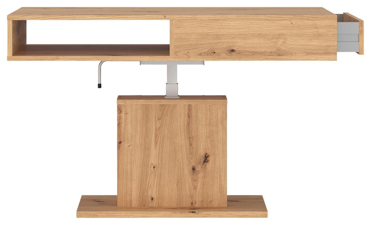 Stolić Cortado - hrast Artisan, Moderno, drvni materijal (110/59,6-79,6/65cm) - Modern Living