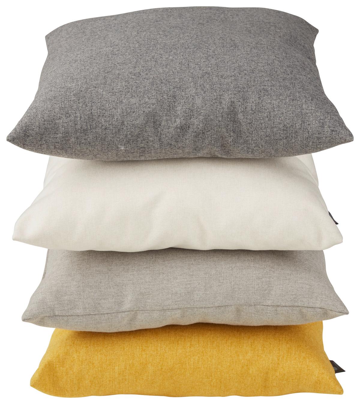 Zierkissen Nessie in Naturfarben ca. 40x40cm - Naturfarben, Konventionell (40/40cm) - Modern Living