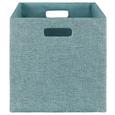 Aufbewahrungsbox Bobby in Petrol - Petrol, MODERN, Textil (33/33/32cm) - MÖMAX modern living