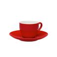 Espressotasse mit Untertasse Sandy in Rot aus Keramik - Rot, KONVENTIONELL, Keramik (6,4/5cm) - Mömax modern living