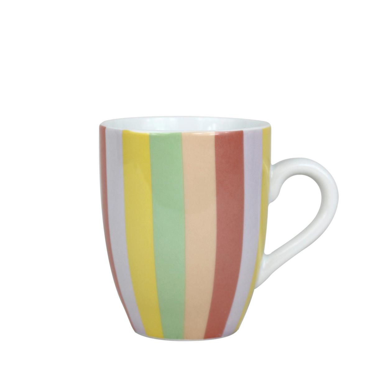 Cană pentru cafea Candy Colors - verde deschis/roz deschis, Modern, ceramică (8,5/10,9cm) - Mömax