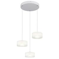 LAMPA WISZĄCA LISSI - przejrzysty/biały, Design, tworzywo sztuczne/metal (40/150cm) - Collet's Monde