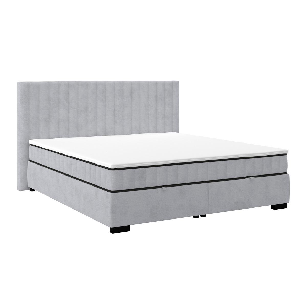 Box Krevet Maya C - siva/crna, Moderno, drvni materijal/drvo (160/200cm) - Modern Living