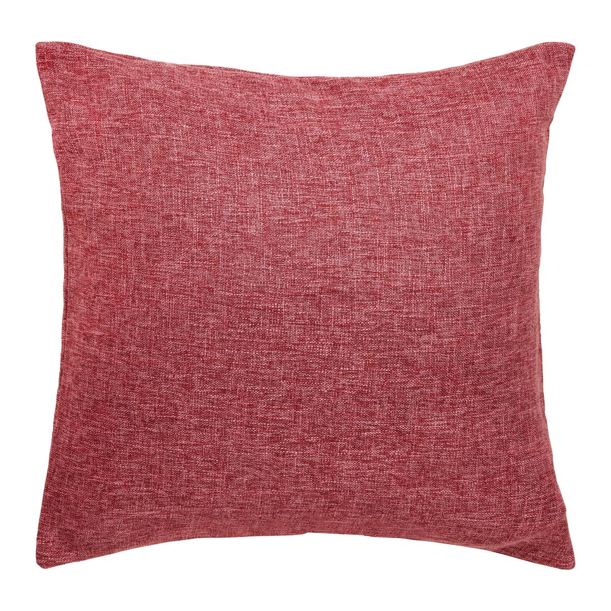 Kissenhülle Leinenoptik in Bordeaux ca. 50x50cm - Bordeaux, Textil (50/50cm) - Modern Living
