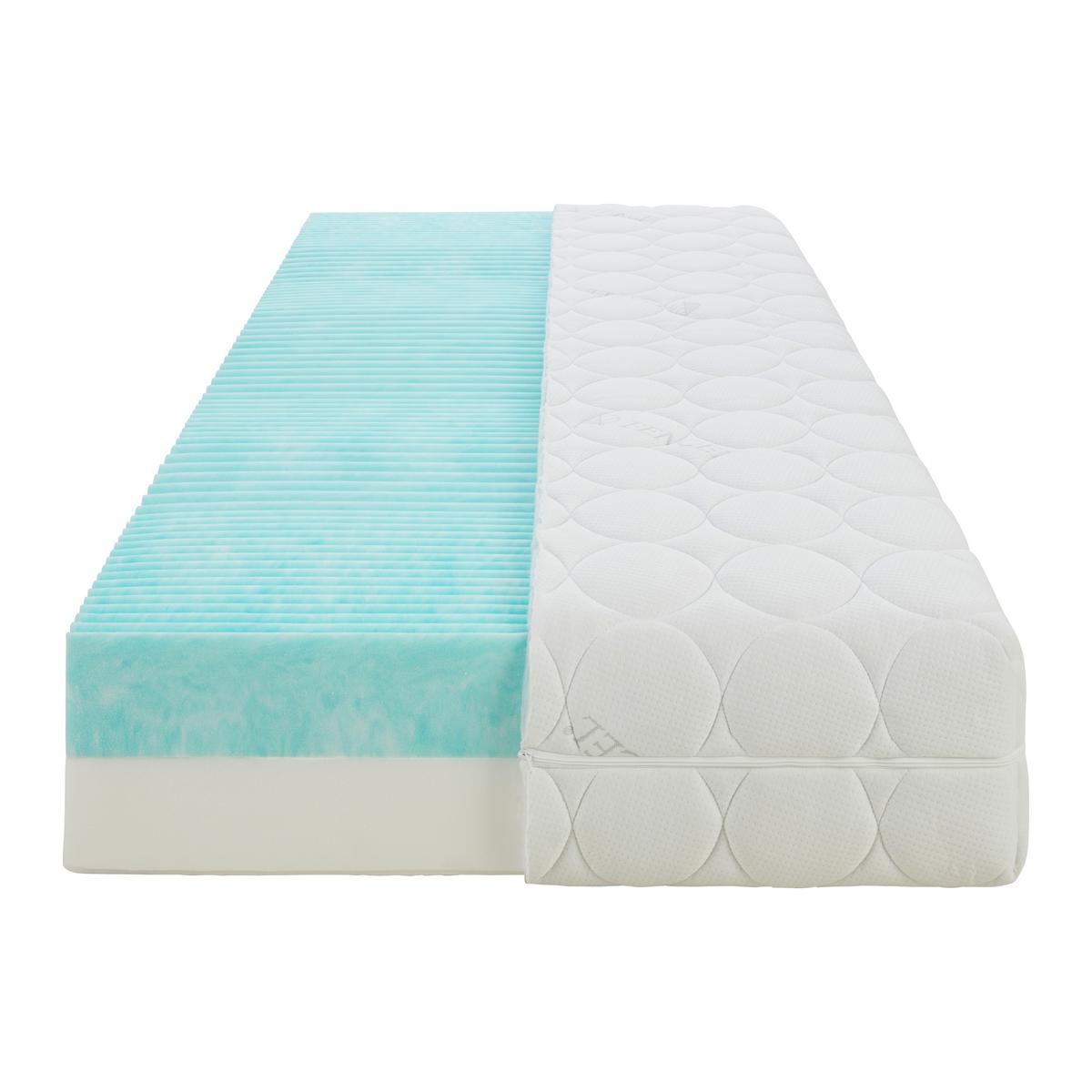Komfortschaummatratze Ergo 24 ca. 160x200cm - Weiss, Textil (160/200cm) - Nadana
