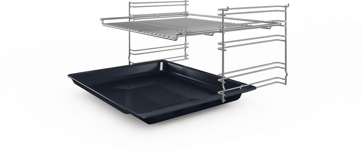 Einbaubackofen HBF133BA1 - Schwarz, MODERN, Metall (59,4/59,5/54,8cm) - Bosch
