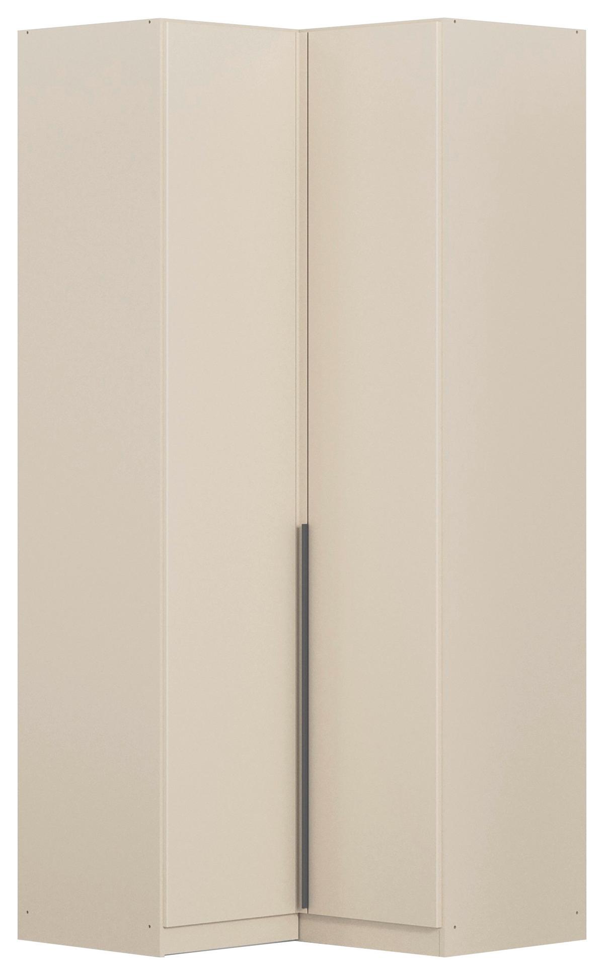 Kutni Ormar Za Odjeću Alabama - boje šampanjca/boje aluminija, Trend, drvni materijal (100/229/102cm) - Modern Living