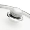 GRYT- OCH KASTRULLSET DARIA -TOP- - klar/silver, Klassisk, metall/glas - Based