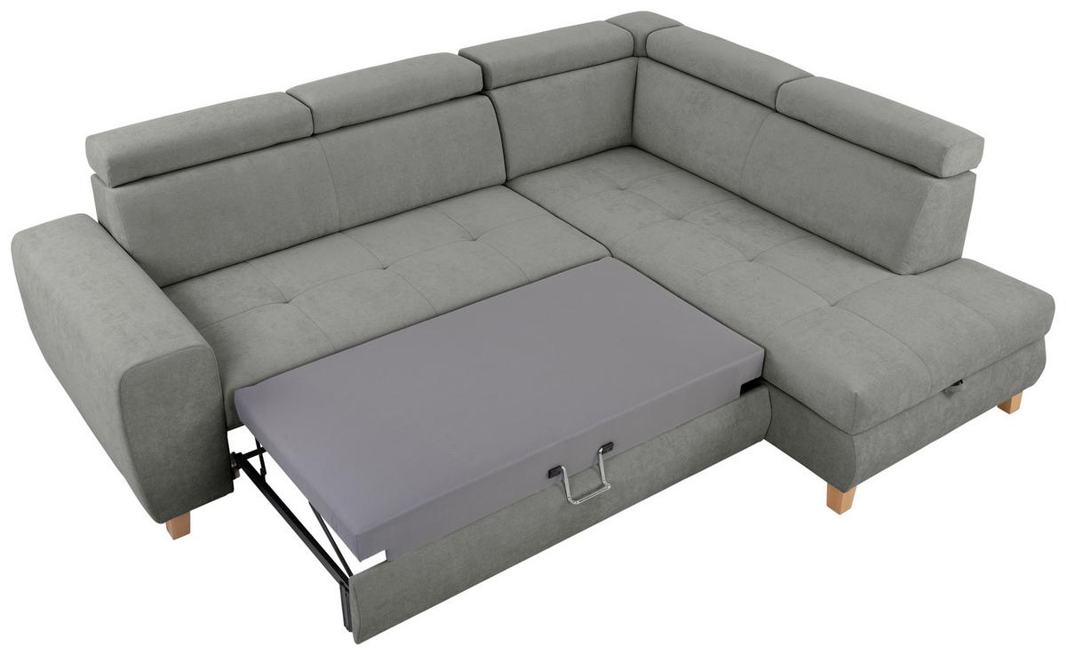 Kutna Garnitura Lugo - sivoplava, Moderno, drvo/metal (266/98/205cm) - Modern Living