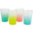 Trinkglas Sandy in verschiedenen Farben - Hellrosa/Gelb, Glas (0,40l) - Mömax modern living Trinkglas Sandy in verschiedenen Farben - Hellrosa/Gelb, Glas (0,40l) - Mömax modern living