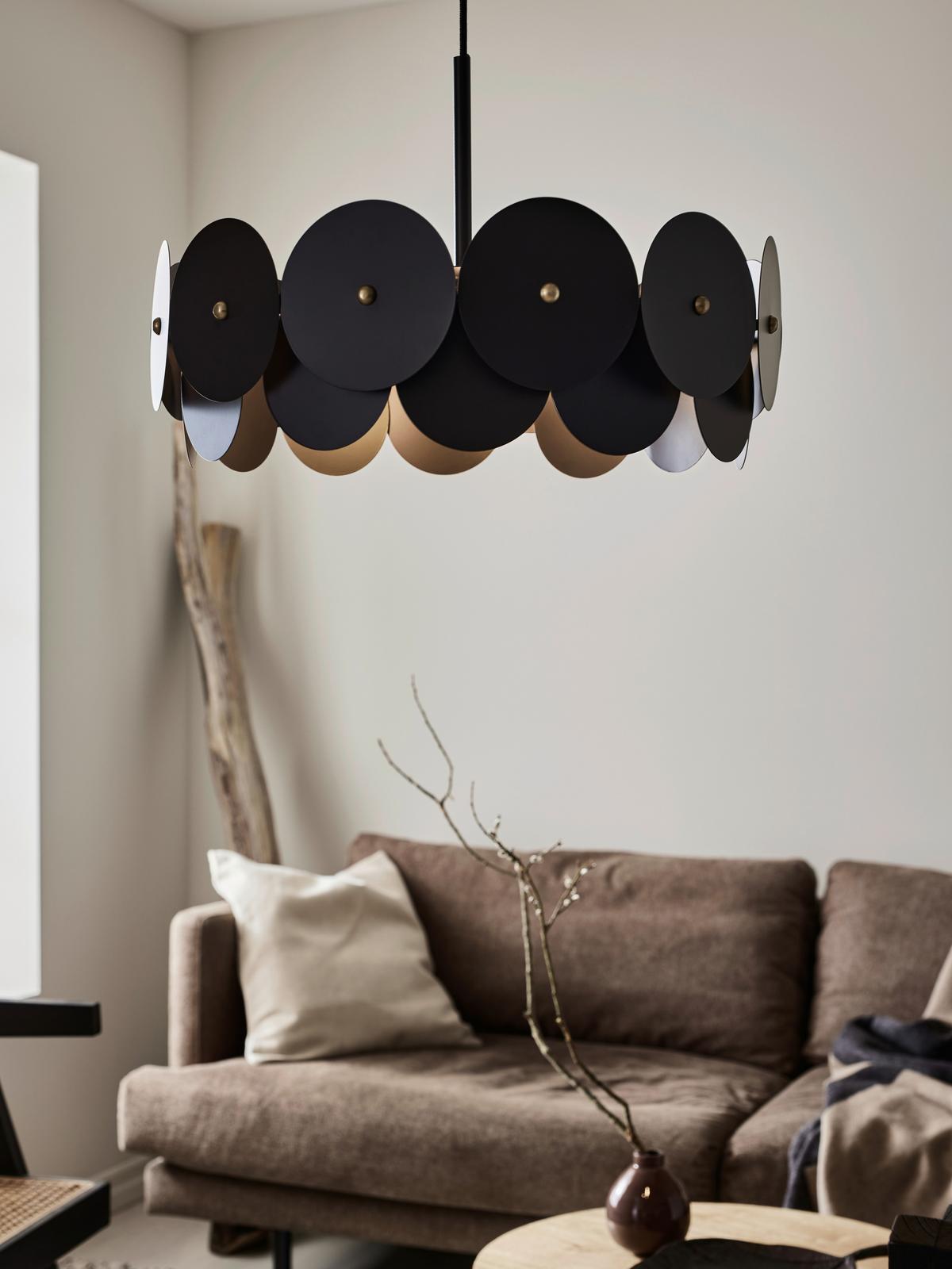 Hängeleuchte Vegas max. 40 Watt - Schwarz, Basics, Metall (53/53/35cm) - Markslöjd