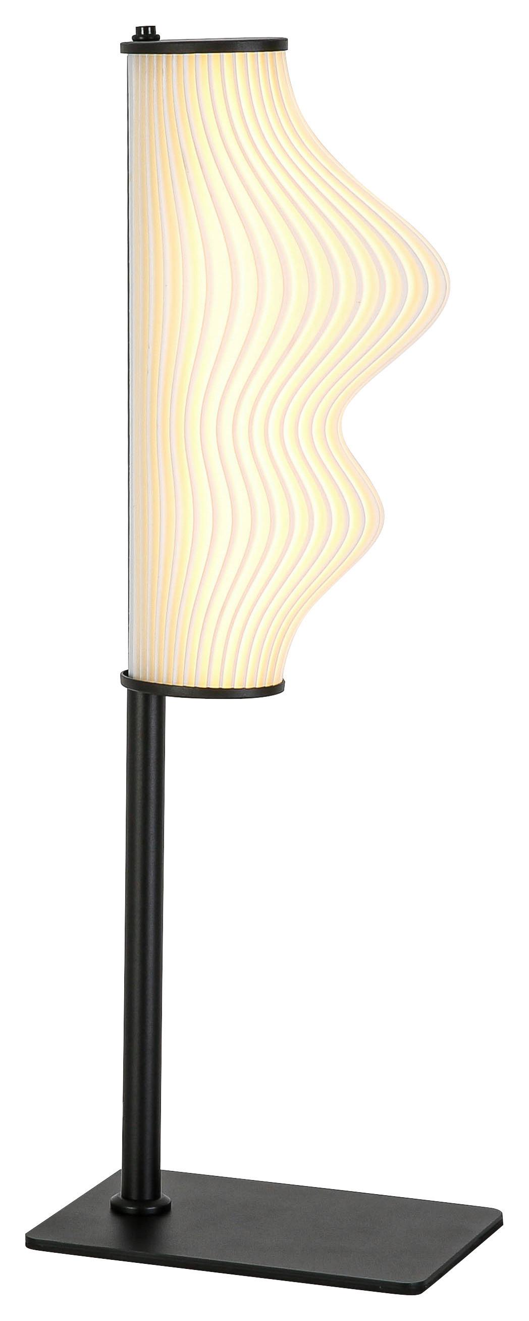 LED-BORDSLAMPA LASERI - vit/svart, Klassisk, metall/plast (20/14/55cm) - Mömax