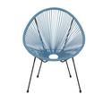 Vrtni Stol Uno - modra/črna, kovina/umetna masa (72/88/77cm) - Mömax modern living Vrtni Stol Uno - modra/črna, kovina/umetna masa (72/88/77cm) - Mömax modern living