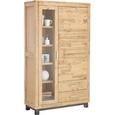 Vitrina Aruba - siva/srebrna, Konvencionalno, kovina/les (110/190/45cm) - Zandiara Vitrina Aruba - siva/srebrna, Konvencionalno, kovina/les (110/190/45cm) - Zandiara