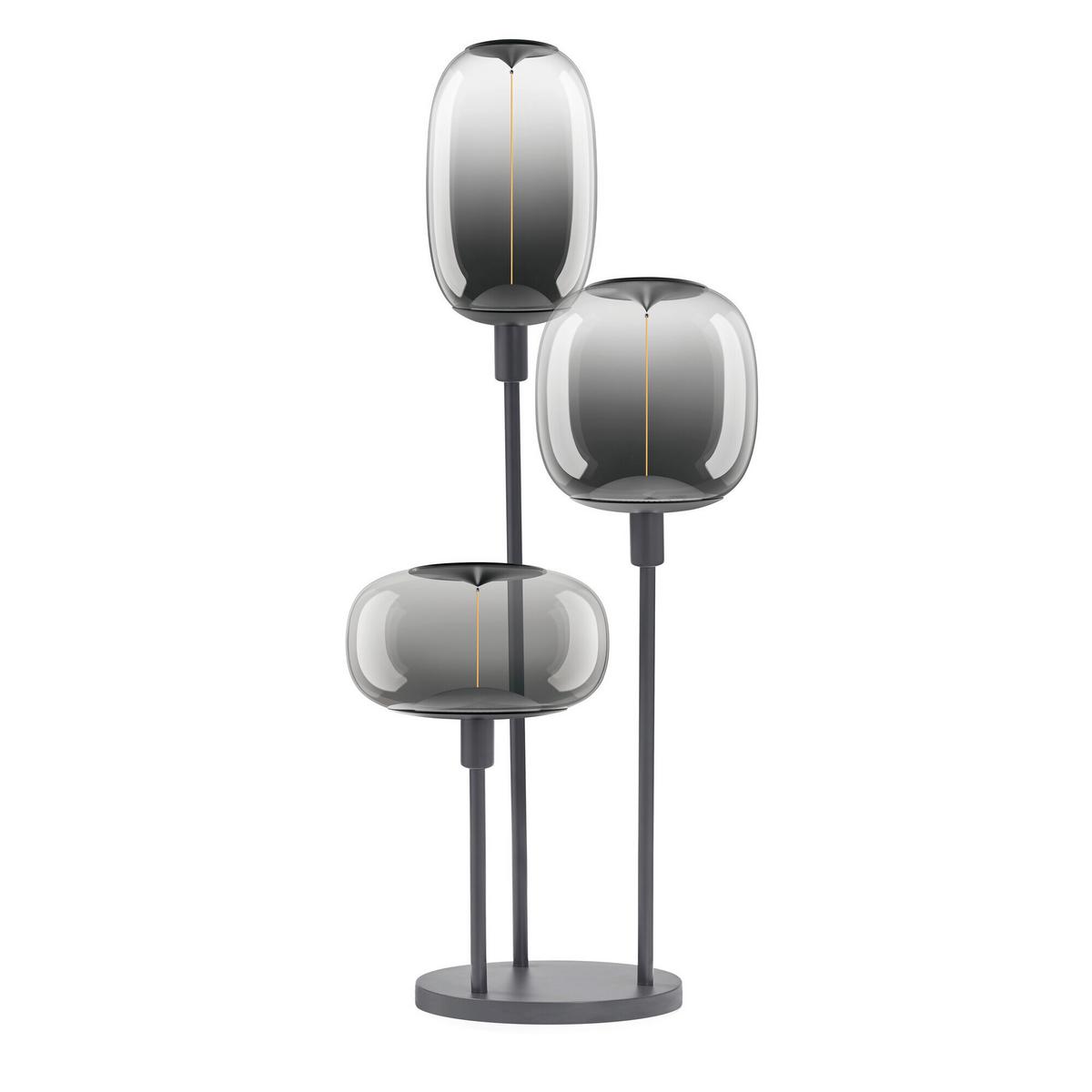 LAMPA STOJĄCA DECOR STICK FLOOR 3XE27 DIM DG - ciemnoszary, Basics, metal (32/78cm) - Osram