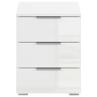 NOPTIERA MARS 3L-HG - alb/alb lucios intens, Basics, material pe bază de lemn (40/52/40cm) - Modern Living