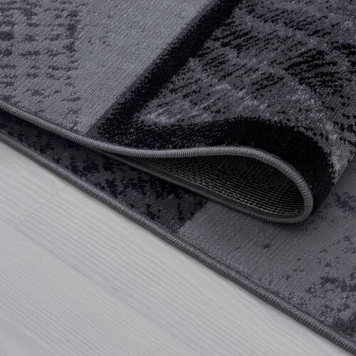 Tkana Preproga Plus, Črna, 140x200cm - črna, Basics, tekstil (140/200cm) - Novel