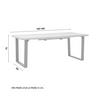 UTDRAGBART BORD KILIAN - svart/ekfärgad, Modern, metall/trä (150-190/90/75cm) - Bessagi Home