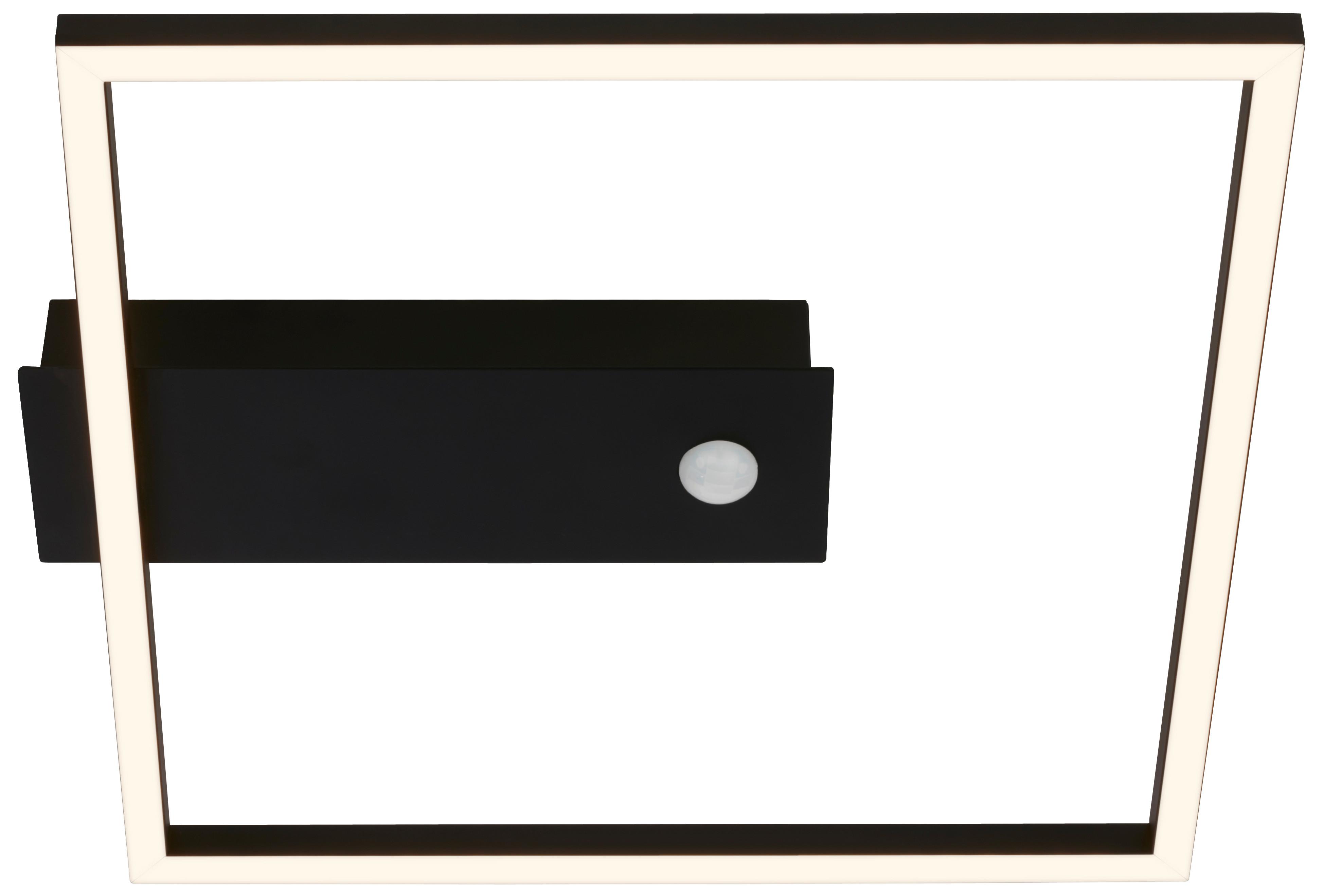 LAMPA SUFITOWA LED 3770015 MIT SENSOR - czarny, Design, tworzywo sztuczne/metal (32/30/5cm)