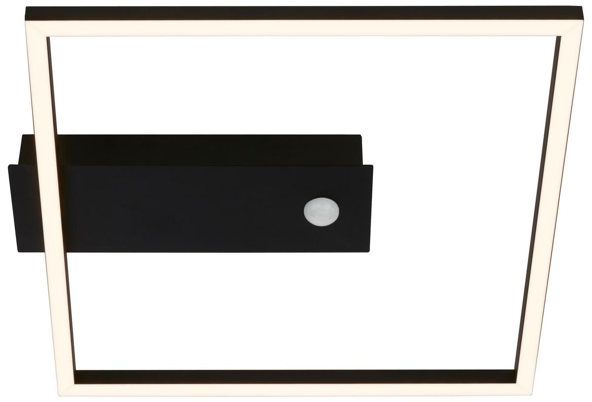 LAMPA SUFITOWA LED 3770015 MIT SENSOR - czarny, Design, tworzywo sztuczne/metal (32/30/5cm)