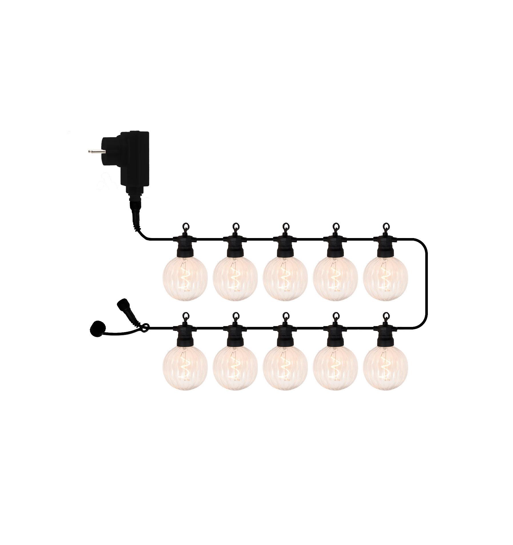 ŁAŃCUCH ŚWIETLNY 69700 LUKE STARTSET 10LED - przejrzysty, Konventionell, tworzywo sztuczne (1000cm)