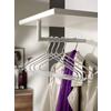 SET KLEERHANGERS BRUNNI-5 -SB- - Chroomkleuren, Metaal (42/18cm) - Mömax