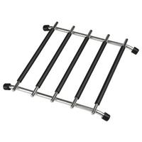 PODKŁADKA POD GARNEK 544-120 - czarny, Basics, tworzywo sztuczne/metal (20/20/1cm) - Justinus