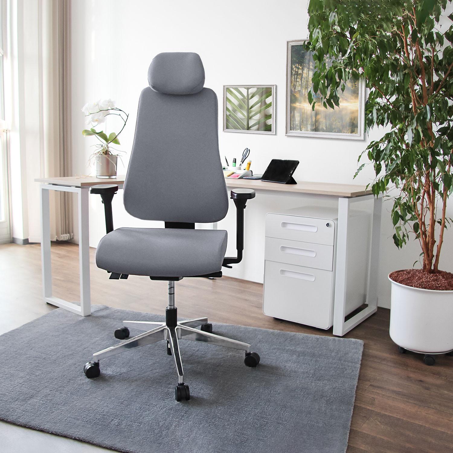 Pisarniški Stol Pro-tec 400, Antracit - antracit, Moderno, kovina/umetna masa (70/148/65cm) - MID.YOU