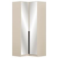 Drehtürenschrank Alabama Champagner - Champagner/Grau, MODERN, Glas/Holzwerkstoff (100/229/102cm) - Rauch Möbel