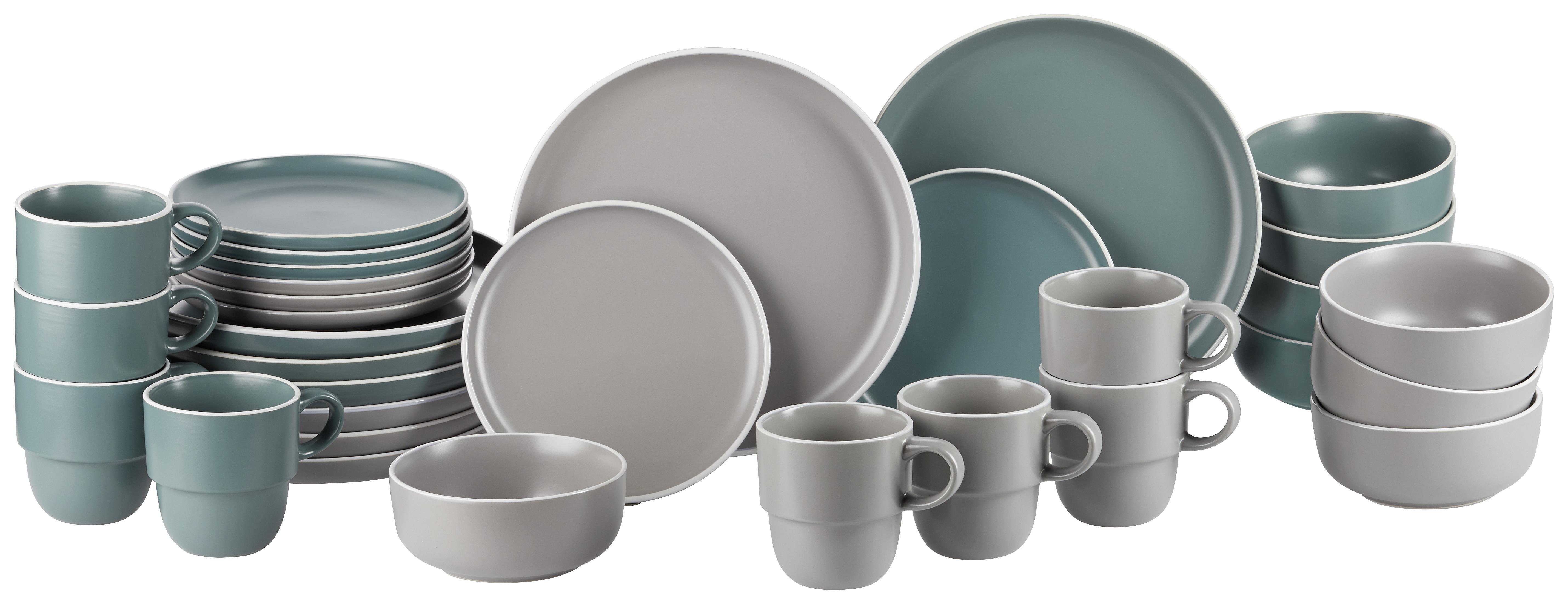 Müslischale Ragnar aus Steingut - Grau, MODERN, Keramik (14,5/6cm) - Modern Living