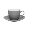 Ceașcă De Cafea Cu Farfurioară Sandy - gri, Konventionell, ceramică (5/6,9cm) Ceașcă De Cafea Cu Farfurioară Sandy - gri, Konventionell, ceramică (5/6,9cm)