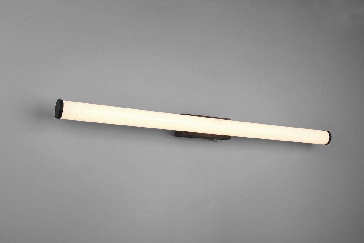 LED-Wandleuchte Mattimo in Schwarz/Weiß max. 8,6 Watt - Schwarz/Weiß, Basics, Kunststoff/Metall (80/5,5cm) - Trio Leuchten