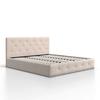 STOPPAD SÄNG JULIE - svart/naturfärgad, Modern, metall/trämaterial (180/200cm) - Bessagi Home