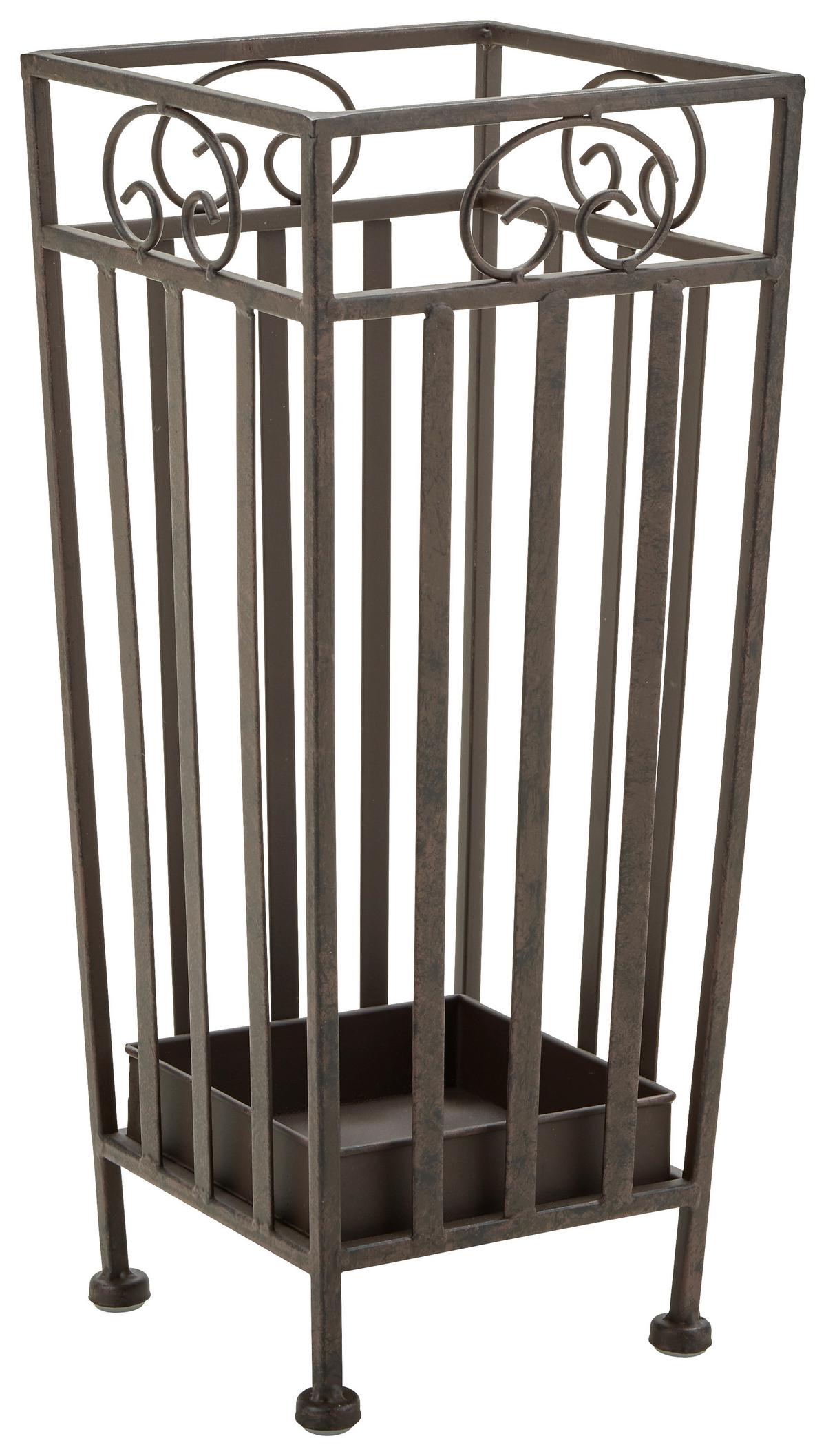 Schirmständer Rostfarben - Rostfarben, Romantik / Landhaus, Metall (20/46/20cm) - Mömax