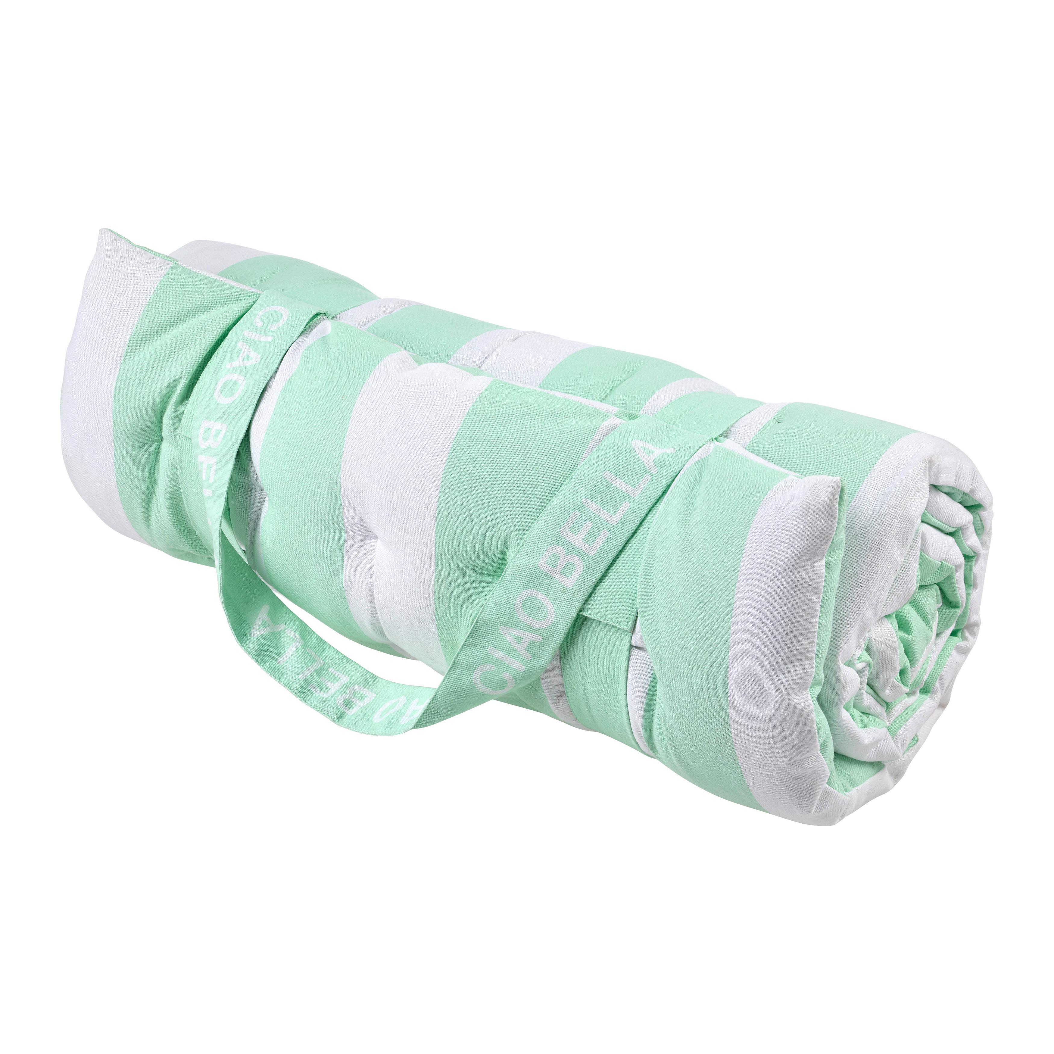 Strandmatte Mandy Mintgrün ca. 60x180cm - Mintgrün, Textil (60/180cm) - Mömax