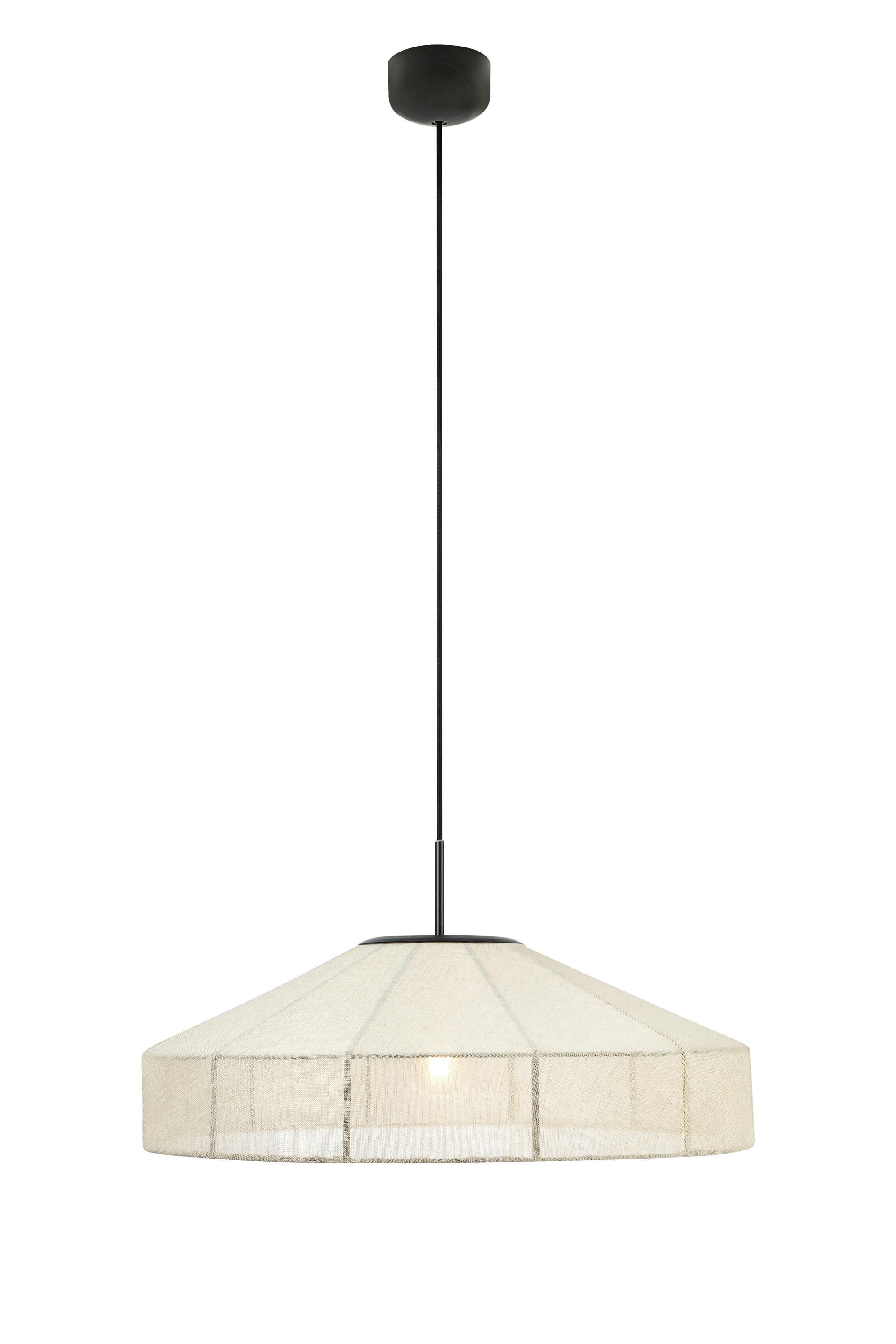 Pendelleuchte Alia Pendant max. 60 Watt - Beige, Design, Textil (57/57/28cm) - Markslöjd