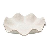 Obstschale Shiny Silver Creme - Creme, MODERN, Keramik (32,5/8,5cm) - Mömax