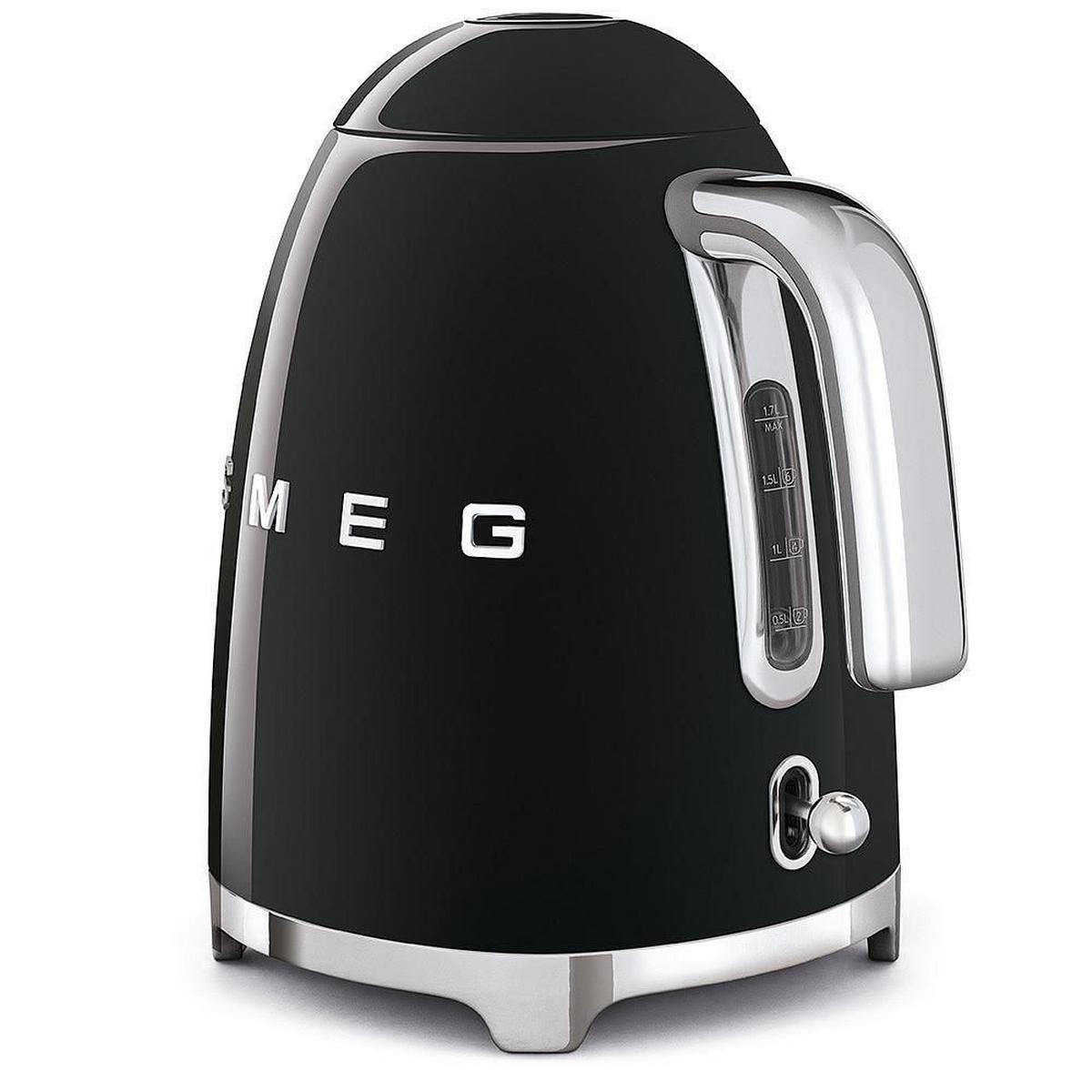 CZAJNIK ELEKTRYCZNY SMEG KLF03BLEU - czarny, Basics, metal (22,3/24,8/17,1cm) - SMEG