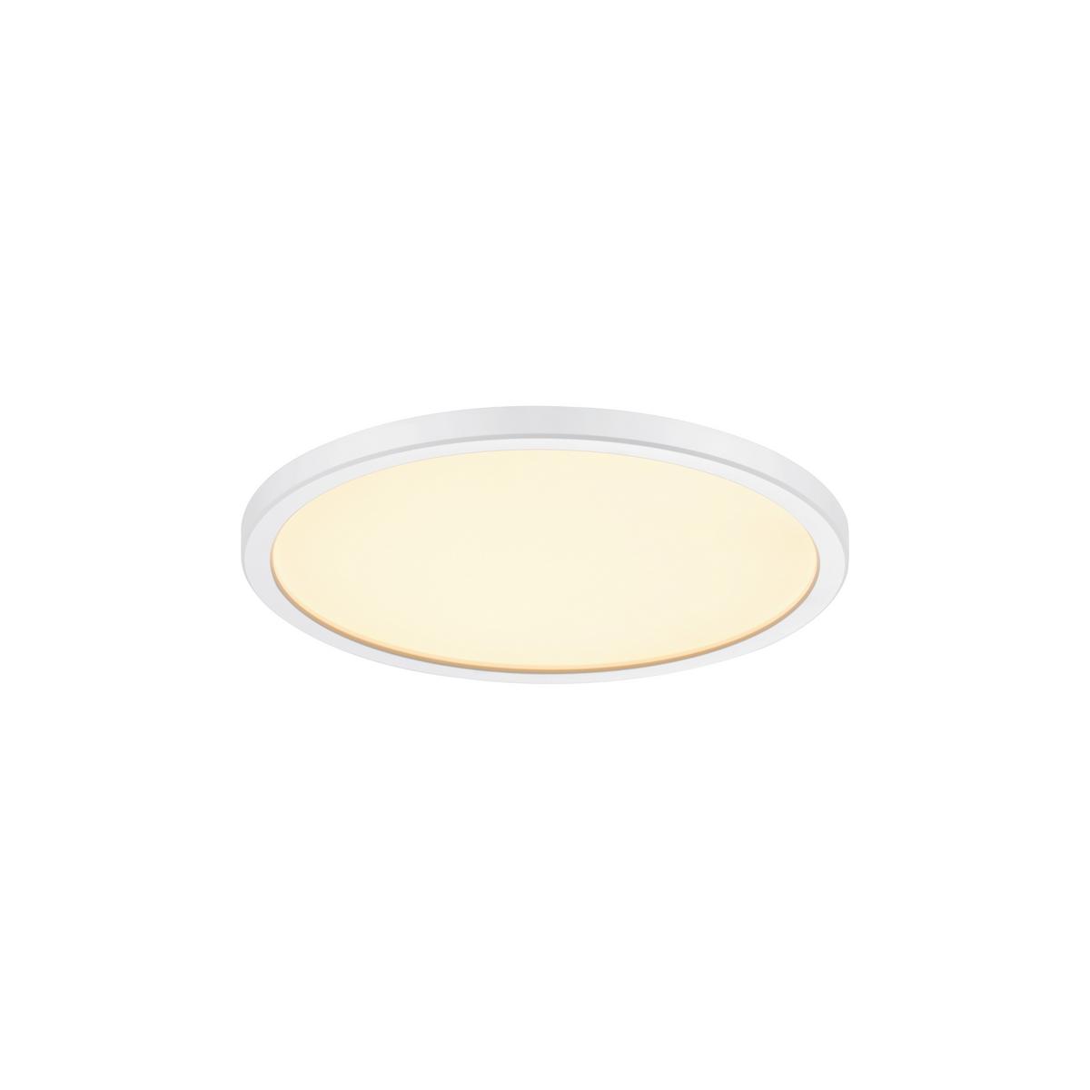 LAMPA SUFITOWA 47246001 OJA 24 ON/OFF - biały, Konventionell, tworzywo sztuczne (24,4/2,3cm) - Nordlux
