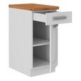 Dulap De Bucătărie Luisa - alb, Konventionell, compozit lemnos (40/86/60cm) Dulap De Bucătărie Luisa - alb, Konventionell, compozit lemnos (40/86/60cm)