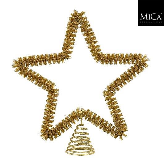 Konica Za Božično Jelko Gold Star - Moderno (30/7/31cm) - Mömax