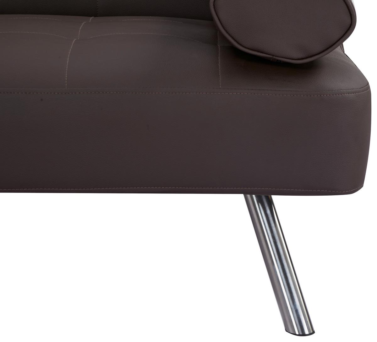 Canapea extensibila TOLEDO - maro, Modern, lemn/textil (190/78/92cm) - Mömax