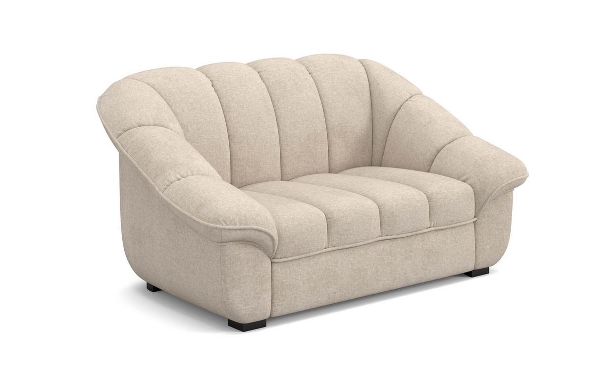 Kétüléses Kanapé Mado - bézs, Trend, textil (163/88/104cm)